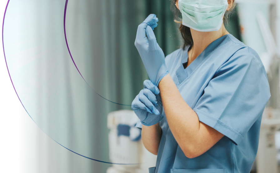 Doctor Wearing Medical Equipment